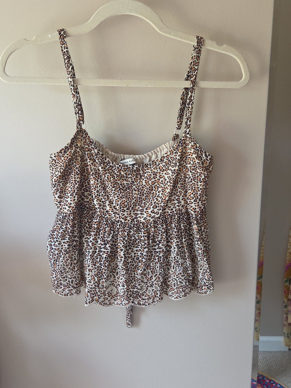 American Eagle Outfitters Leopard Print Tank Top Size Xs NWOT